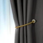 Draperie de Textura Groasa 90% Blackout Maro - imagine 2