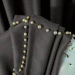 Draperie de Textura Groasa 90% Blackout Maro - imagine 4