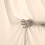 Perdea Batist Crem L3.52m/H2.50m cu Rejansa  de 6 cm - imagine 2