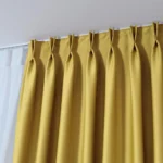 Draperie de Textura Groasa 90% Blackout Galben - imagine 2