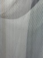 Perdea Striată cu Paiete Aurii Cristalia L5m/H2.50m cu Rejansa de 8 cm - imagine 4