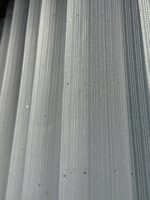 Perdea Striată cu Paiete Aurii Cristalia L5m/H2.50m cu Rejansa de 8 cm