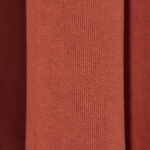 Draperie din Velur Raiat  Sonil Blackout 85% Caramiziu - imagine 4