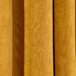 Draperie din Velur Raiat  Sonil Blackout 85% Galben Mustar - imagine 2