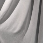 Draperie din Velur Raiat  Sonil Blackout 85% Gri Deschis - imagine 3