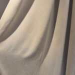 Draperie din Velur Raiat  Sonil Blackout 85% Ivory - imagine 3