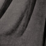 Draperie din Velur Raiat  Sonil Blackout 85% Gri Carbune - imagine 3