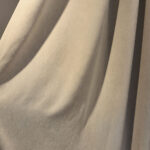 Draperie din Velur Raiat  Sonil Blackout 85% Bej - imagine 3