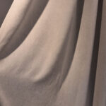 Draperie din Velur Raiat  Sonil Blackout 85% Maro - imagine 3