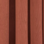 Draperie din Velur Raiat  Sonil Blackout 85% Caramiziu - imagine 2