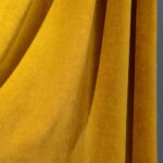 Draperie din Velur Raiat  Sonil Blackout 85% Galben Mustar - imagine 4