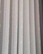 Perdea Cristal din In  Alb cu Model L4.60m/H2.65m cu Rejansa Wave - imagine 11