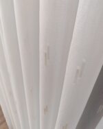 Perdea Cristal din In  Alb cu Model L4.60m/H2.65m cu Rejansa Wave - imagine 2