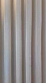 Perdea Simpla  cu Textura Lucioasa Alba - imagine 6