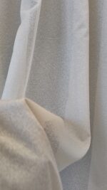 Perdea Simpla  cu Textura Lucioasa Alba - imagine 4