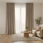 Draperie de Textura Groasa Yemen 80% Blackout Grej