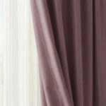 Draperie de Textura Groasa Yemen 80% Blackout Roz/Lila - imagine 2
