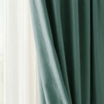Draperie de Textura Groasa Yemen 80% Blackout Verde Menta - imagine 2