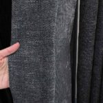 Draperie de Textura Groasa 90% Blackout Yildiz Gri Petrol - imagine 3