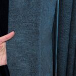 Draperie de Textura Groasa 90% Blackout Yildiz Albastru Denim - imagine 2