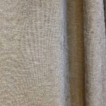 Draperie de Textura Groasa 90% Blackout Yildiz Crem/Verde - imagine 3