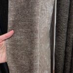 Draperie de Textura Groasa 90% Blackout Yildiz Gri-Maro - imagine 2