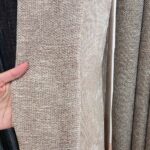 Draperie de Textura Groasa 90% Blackout Yildiz Bej Nisipiu - imagine 2