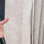 Draperie de Textura Groasa 90% Blackout Yildiz Crem/Bej - imagine 2