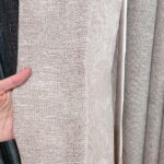 Draperie de Textura Groasa 90% Blackout Yildiz Crem/Bej - imagine 3