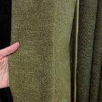 Draperie de Textura Groasa 90% Blackout Yildiz Verde Olive - imagine 2
