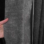 Draperie de Textura Groasa 90% Blackout Yildiz Gri Antracit - imagine 2