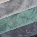 Draperie Lyon Luxury din Catifea cu Insertii   Blackout 70 % Verde Menta - imagine 4