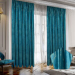 Draperie Luxury Guernica Blackout 80 % Albastru