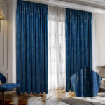 Draperie Luxury Guernica Blackout 80 % Indigo