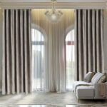 Draperie Luxury Guernica Blackout 80 % Crem Gri