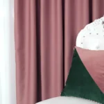 Draperie de Textura Groasa 90% Blackout Rose - imagine 5