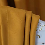 Draperie de Stofa Shine cu textura groasa 90% Blackout Mustar - imagine 6