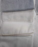 Perdea Sicilia din Matase Sintetica Alb ,Crem,Bej,Gri