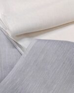 Perdea Sicilia din Matase Sintetica Alb ,Crem,Bej,Gri - imagine 2