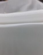 Perdea Delhi Voal Cu Textura Lucioasa Alb