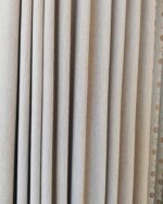 Draperie de Catifea Texturata Valencia Blackout 90% Bej Light - imagine 7