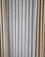 Perdea Albă cu Model În Dungi 4038 - imagine 2