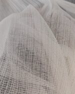 Perdea Onur  cu Textura Tip Plasa Fina Alba - imagine 5