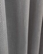 Perdea  Simpla Texturata Gri cu Dunga - imagine 2