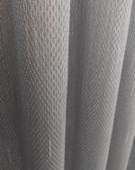 Perdea  Simpla Texturata Gri cu Dunga - imagine 3