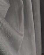 Perdea  Simpla Texturata Gri cu Dunga - imagine 6