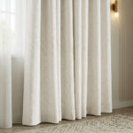 Draperie de Catifea Texturata Valencia Blackout 90% Bej Light - imagine 2