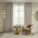 Draperie de Catifea Texturata Valencia Blackout 90% Grej