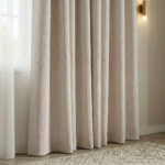 Draperie de Catifea Texturata Valencia Blackout 90% Grej - imagine 3