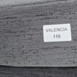 Draperie de Catifea Texturata Valencia Blackout 90% Gri Inchis - imagine 3